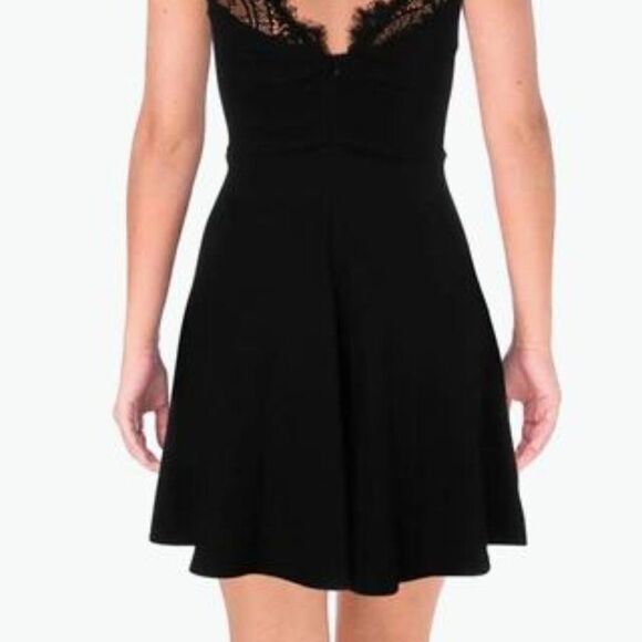 AQUA WOMENS SLEEVELESS MINI PARTY DRESS - Picture 1 of 3